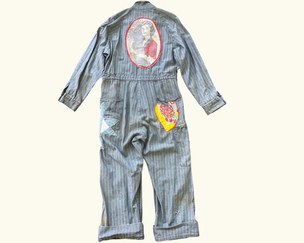 90s vintage coveralls Arrietty カバーオール XL