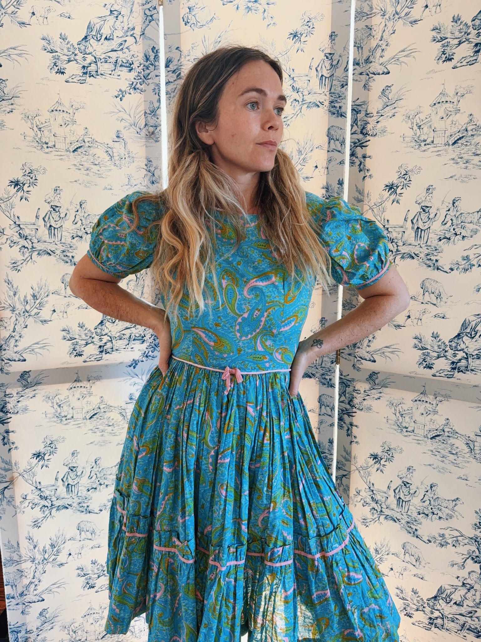 50's Paisly Dress