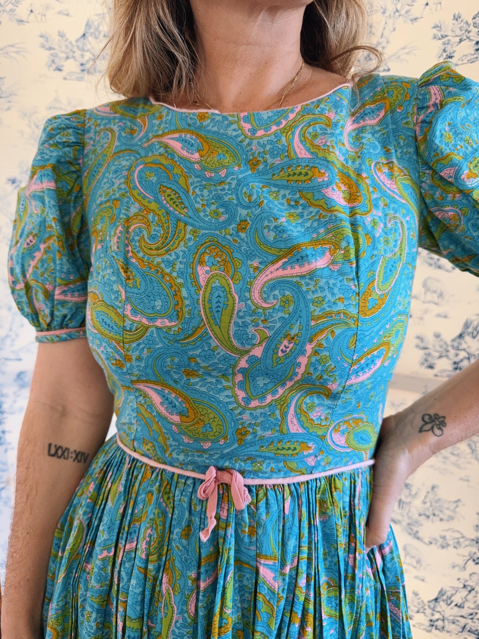 50's Paisly Dress