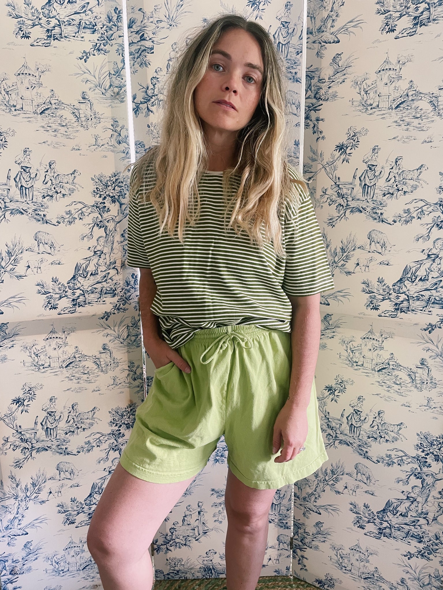 Stripe Green Shirt