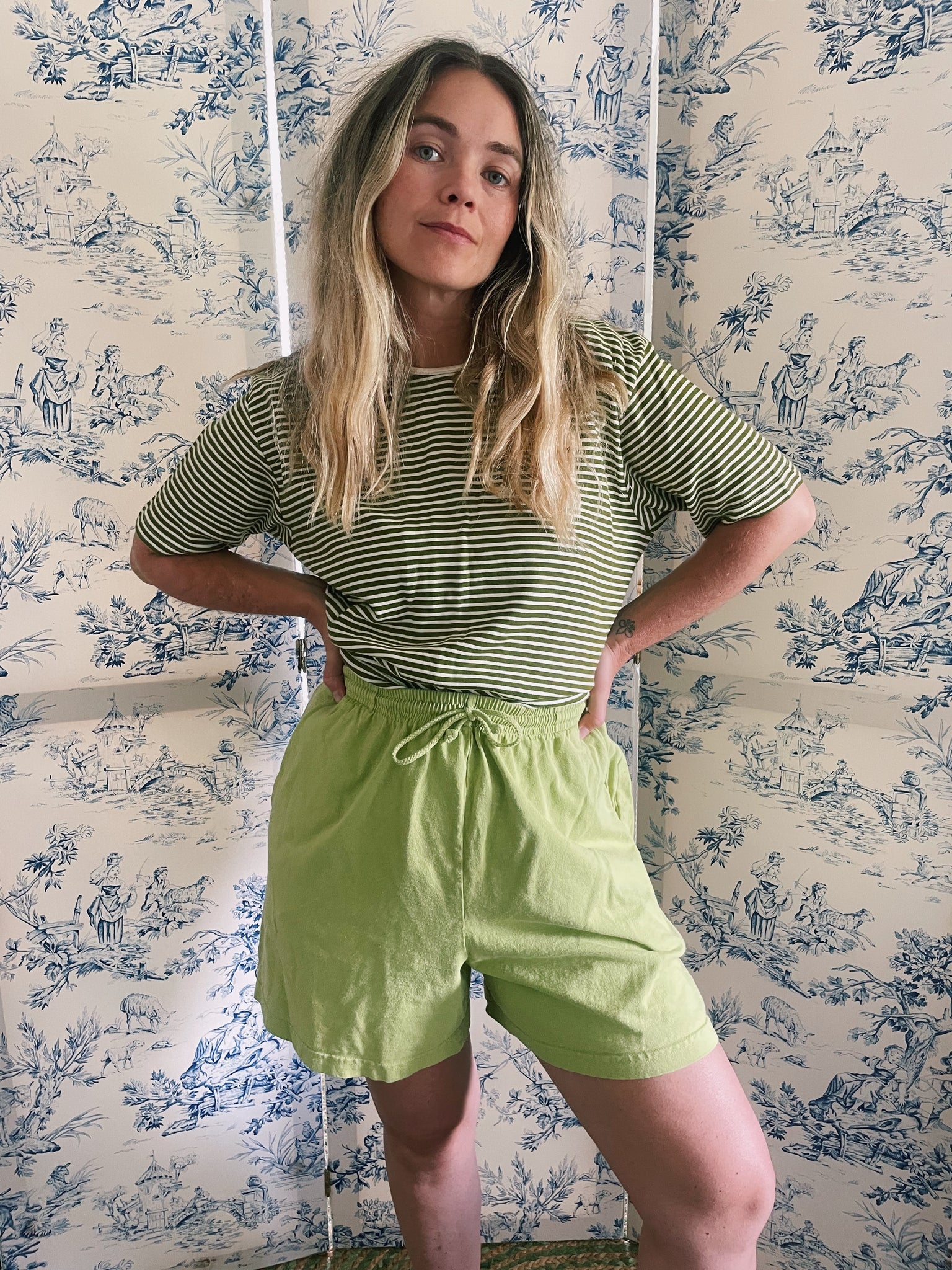 Stripe Green Shirt