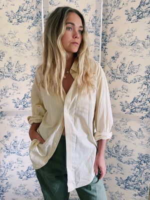 Creamy Yellow Buttondown