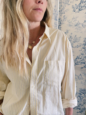 Creamy Yellow Buttondown