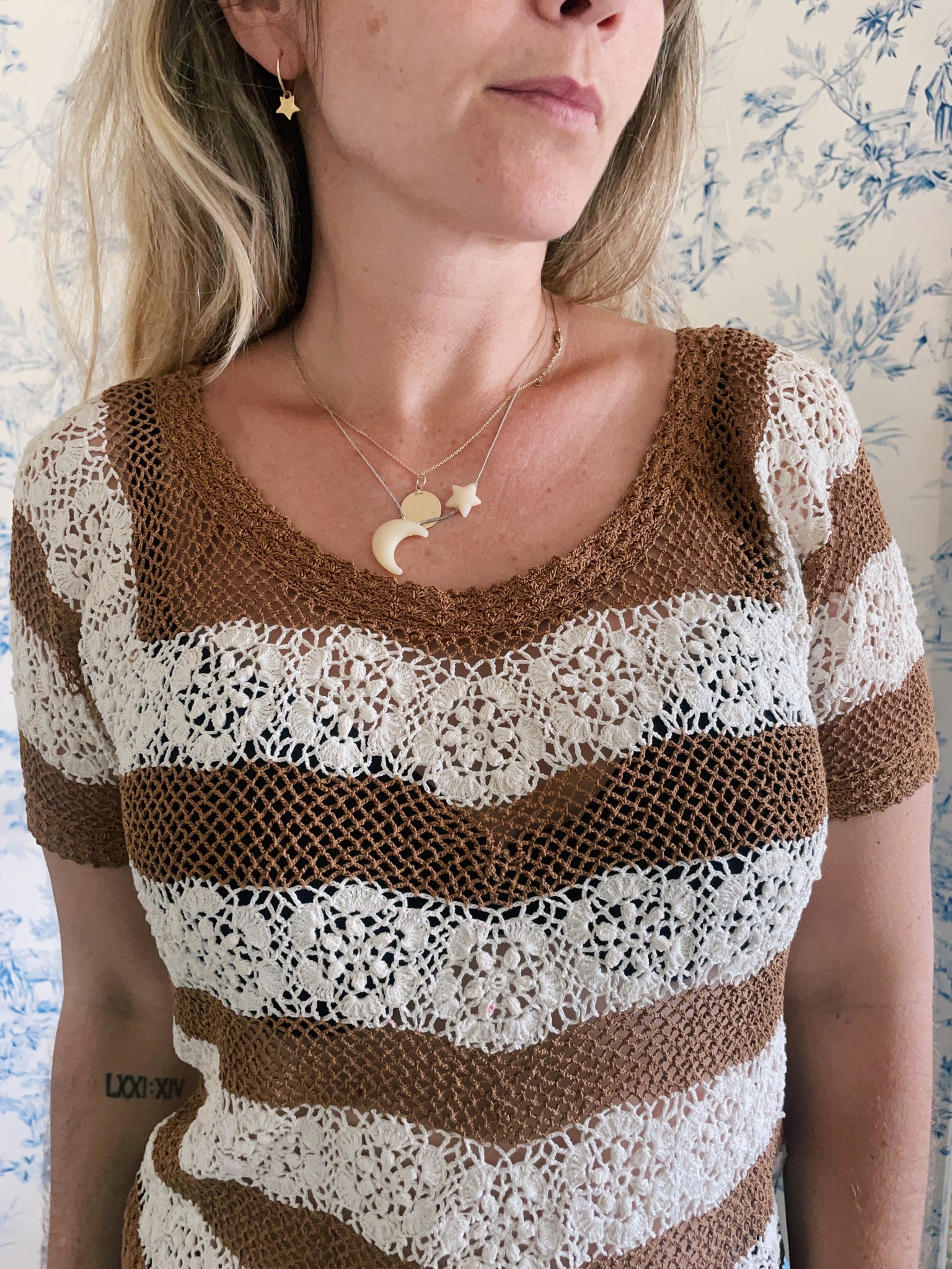 Vintage Crochet Shirt