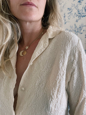 Textured Silk Shirt